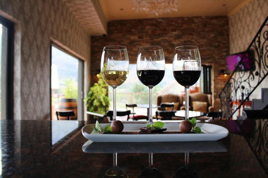 Alluvia Boutique Winery & Luxury Accommodation Стелленбос Екстер'єр фото Wine tasting