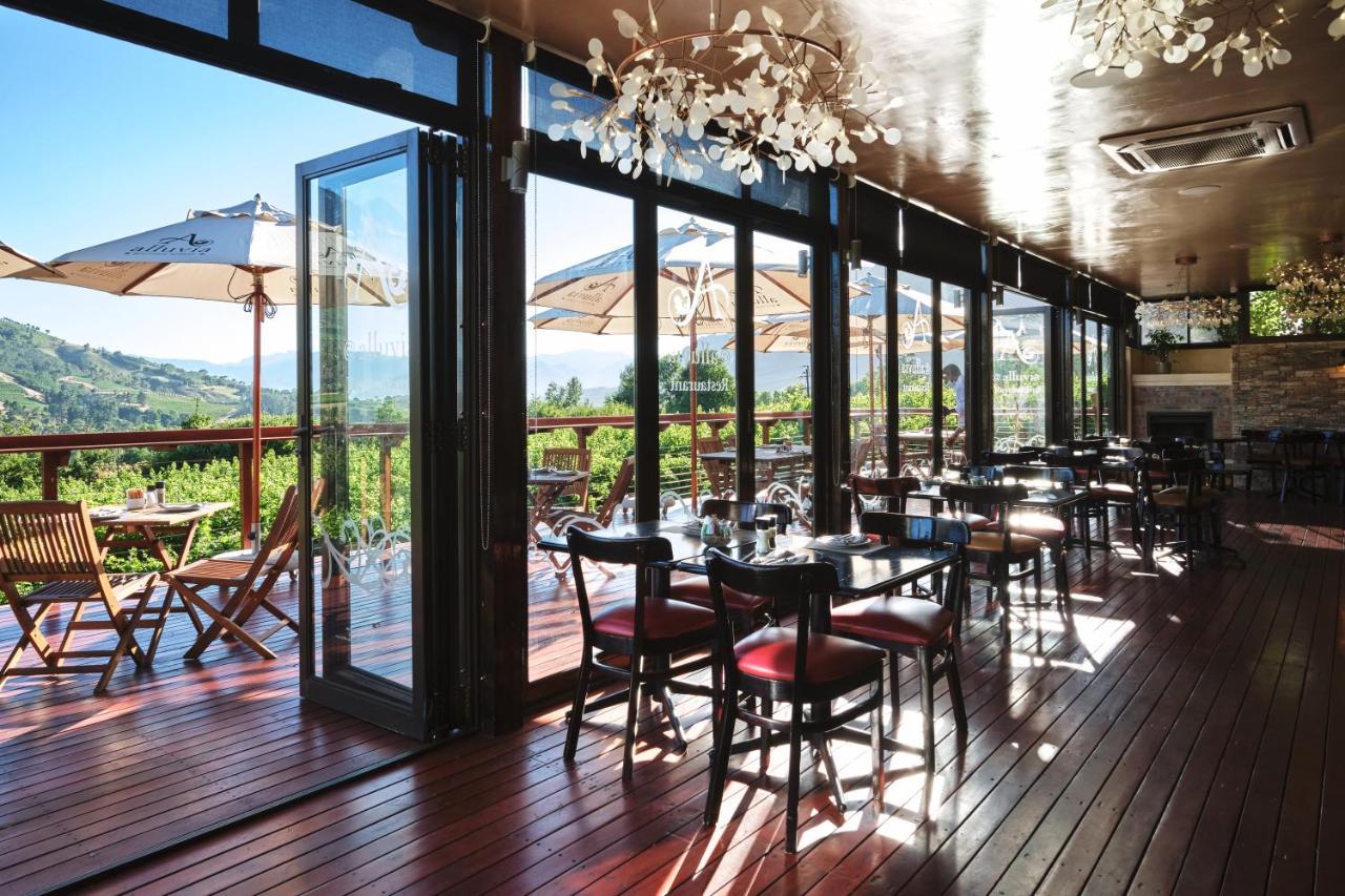Alluvia Boutique Winery & Luxury Accommodation Стелленбос Екстер'єр фото Restaurant